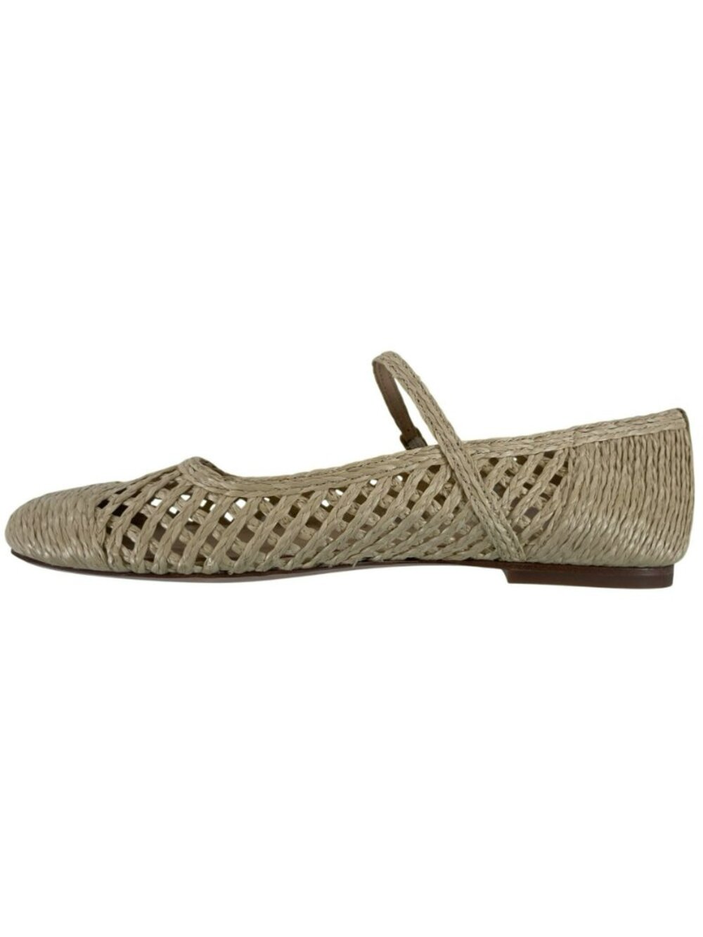 Veronica Beard Ellie Raffia Natural Beige Cute Flats Women's Size 7 MSRP$395 NEW - Picture 9 of 12